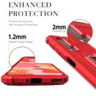 For Huawei nova 6 Carbon Fiber Protective Case with 360 Degree Rotating Ring Holder(Red) - 4