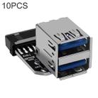 10 PCS 19/20Pin to Dual USB 3.0 Adapter Converter, Model:PH21 - 1