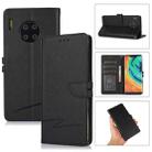 For Huawei Mate 30 Pro Cross Texture Horizontal Flip Leather Phone Case(Black) - 1