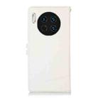 For Huawei Mate 30 Cross Texture Horizontal Flip Leather Phone Case(White) - 3