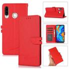 For Huawei P30 lite Cross Texture Horizontal Flip Leather Phone Case(Red) - 1