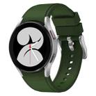 For Samsung Galaxy Watch 5 40mm Silicone Watch Band(Army Green) - 1
