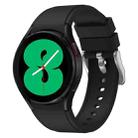 For Samsung Galaxy Watch 5 Pro 45mm Silicone Watch Band(Black) - 1