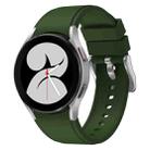 For Samsung Galaxy Watch 5 Pro 45mm Silicone Watch Band(Army Green) - 1