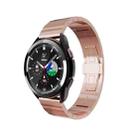 For Samsung Galaxy Watch 5 40mm / 44mm Steel Watch Band(Rose Gold) - 1