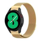 For Samsung Galaxy Watch 5 40mm / 44mm Milanese Watch Band(Gold) - 1