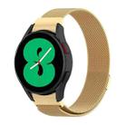 For Samsung Galaxy Watch 5 Pro 45mm Milanese Watch Band(Gold) - 1