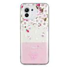 For Xiaomi Mi 11 Lite Bronzing Butterfly Flower Phone Case(Peach Blossoms) - 1