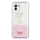 For Xiaomi Mi 11 Lite Bronzing Butterfly Flower Phone Case(Dandelions) - 1