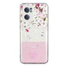 For OnePlus Nord CE 2 5G Bronzing Butterfly Flower Phone Case(Peach Blossoms) - 1