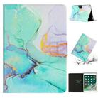 Marble Pattern Smart Leather Tablet Case For iPad Air / Air 2 / 9.7 2018 / 2017(Green) - 1