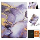 Marble Pattern Smart Leather Tablet Case For iPad mini 5 / 4 / 3 / 2 / 1(Purple) - 1
