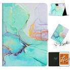 Marble Pattern Smart Leather Tablet Case For iPad mini 5 / 4 / 3 / 2 / 1(Green) - 1