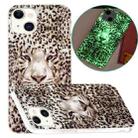 For iPhone 14 Luminous TPU Soft Phone Case (Leopard Tiger) - 1