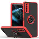 For TCL Stylus 5G Q Shadow 1 Series TPU + PC Phone Case with Ring Holder(Red) - 1