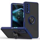 For TCL Stylus 5G Q Shadow 1 Series TPU + PC Phone Case with Ring Holder(Royal Blue) - 1