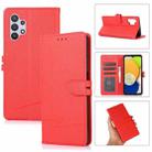 For Samsung Galaxy A32 5G Cross Texture Horizontal Flip Leather Phone Case(Red) - 1