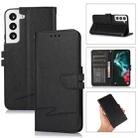 For Samsung Galaxy S22 5G Cross Texture Horizontal Flip Leather Phone Case(Black) - 1