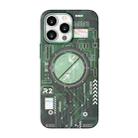 For iPhone 12 Pro Max Luminous Magsafe Magnetic Phone Case(Green) - 1