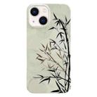 For iPhone 13 Painted Pattern PC Phone Case(Ink Painting) - 1