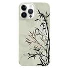 For iPhone 13 Pro Painted Pattern PC Phone Case (Ink Painting) - 1