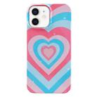 For iPhone 12 Painted Pattern PC Phone Case(Love) - 1