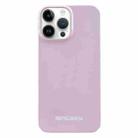 For iPhone 12 Pro Painted Pattern PC Phone Case(Pink) - 1