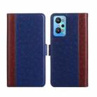 For Realme GT Neo2 5G Ostrich Texture Flip Leather Phone Case(Blue) - 1