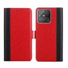 For Realme Narzo 50A Ostrich Texture Flip Leather Phone Case(Red) - 1