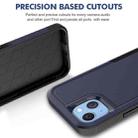 For iPhone 14 Plus Soft TPU Hard PC Phone Case (Dark Blue) - 2
