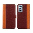 For OPPO Reno6 Pro+ 5G Ostrich Texture Flip Leather Phone Case(Brown) - 1