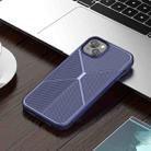 For iPhone 14 Plus Airbag Shockproof TPU Phone Case (Blue) - 1