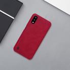 For Galaxy A01 NILLKIN QIN Series Crazy Horse Texture Horizontal Flip Leather Case with Card Slot(Red) - 1