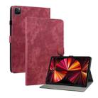 Tiger Pattern PU Tablet Case With Sleep / Wake-up Function For iPad Pro 11 2022 / 2021 / 2020 / 2018 / Air 2020 10.9(Red) - 1