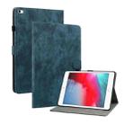 Tiger Pattern PU Tablet Case With Sleep / Wake-up Function For iPad mini 1/2/3/4/5(Dark Blue) - 1