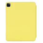 For iPad Pro 11 2022 / 2021 / 2020 3-fold Horizontal Flip Smart Leather Tablet Case with Sleep / Wake-up Function & Holder(Yellow) - 3