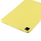For iPad Pro 11 2022 / 2021 / 2020 3-fold Horizontal Flip Smart Leather Tablet Case with Sleep / Wake-up Function & Holder(Yellow) - 5