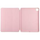 For iPad Pro 11 2022 / 2021 / 2020 3-fold Horizontal Flip Smart Leather Tablet Case with Sleep / Wake-up Function & Holder(Pink) - 4