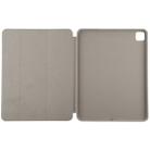 For iPad Pro 11 2022 / 2021 / 2020 3-fold Horizontal Flip Smart Leather Tablet Case with Sleep / Wake-up Function & Holder(Grey) - 4