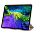 For iPad Pro 11 2022 / 2021 / 2020 3-fold Horizontal Flip Smart Leather Tablet Case with Sleep / Wake-up Function & Holder(Grey) - 6