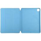 For iPad Pro 11 2022 / 2021 / 2020 3-fold Horizontal Flip Smart Leather Tablet Case with Sleep / Wake-up Function & Holder(Blue) - 4