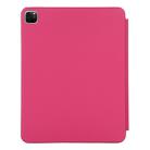 For iPad Pro 11 2022 / 2021 / 2020 3-fold Horizontal Flip Smart Leather Tablet Case with Sleep / Wake-up Function & Holder(Rose Red) - 3