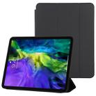 For iPad Pro 11 2022 / 2021 / 2020 3-fold Horizontal Flip Smart Leather Tablet Case with Sleep / Wake-up Function & Holder(Black) - 1