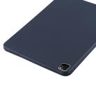 For iPad Pro 12.9 inch (2020/2021) 3-fold Horizontal Flip Smart Leather Tablet Case with Sleep / Wake-up Function & Holder(Dark Blue) - 5