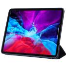 For iPad Pro 12.9 inch (2020/2021) 3-fold Horizontal Flip Smart Leather Tablet Case with Sleep / Wake-up Function & Holder(Dark Blue) - 6