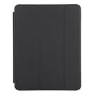 For iPad Pro 12.9 inch (2020/2021) 3-fold Horizontal Flip Smart Leather Tablet Case with Sleep / Wake-up Function & Holder(Black) - 2