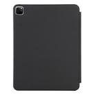 For iPad Pro 12.9 inch (2020/2021) 3-fold Horizontal Flip Smart Leather Tablet Case with Sleep / Wake-up Function & Holder(Black) - 3