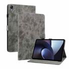 For OPPO Pad 11 Tiger Pattern PU Tablet Case(Grey) - 1