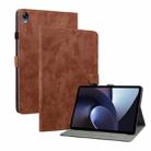 For OPPO Pad 11 Tiger Pattern PU Tablet Case(Brown) - 1