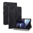 For OPPO Pad 11 Tiger Pattern PU Tablet Case(Black) - 1